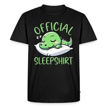 Officiel Sleeping House Crocodile Sleep Lovers - T-shirt Premium bio Homme - noir - Devant - Nico (187cm)