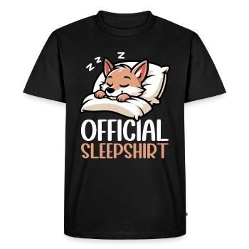 Officiel Sleeping House Coyote Lover Funny - T-shirt Premium bio Homme - noir - Devant - Nico (187cm)