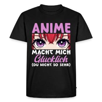 Anime Manga Otaku Japon Waifu Anime Girl Cosplay - T-shirt Premium bio Homme - noir - Devant - Nico (187cm)