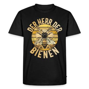 Apiculteurs Abeilles Miel Nature Abeille Murmures Apiculture - T-shirt Premium bio Homme - noir - Devant - Nico (187cm)