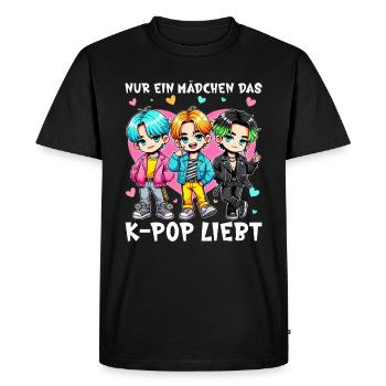 K-Pop Korean Kpop Culture Kpop South Korea Dance - Men's Premium Organic T-Shirt - black - Front - Nico (187cm)