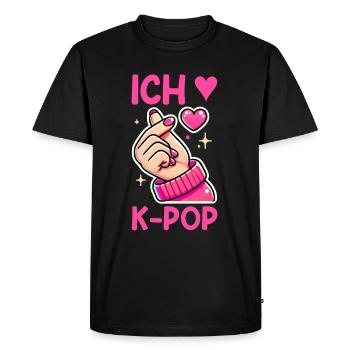 K-Pop Korean Kpop Culture Kpop South Korea Dance - Men's Premium Organic T-Shirt - black - Front - Nico (187cm)