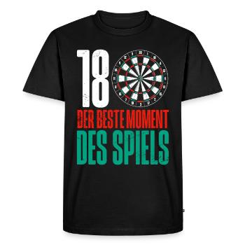 Fléchettes Jeu de fléchettes Jeu de fléchettes Jeu de fléchettes - T-shirt Premium bio Homme - noir - Devant - Nico (187cm)