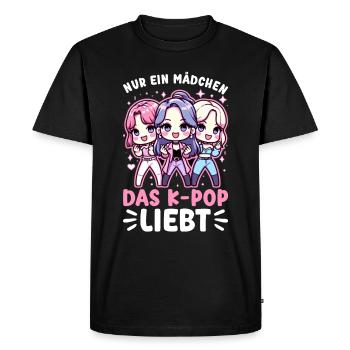 K-Pop Korean Music Kpop Fans Kdrama - Men's Premium Organic T-Shirt - black - Front - Nico (187cm)