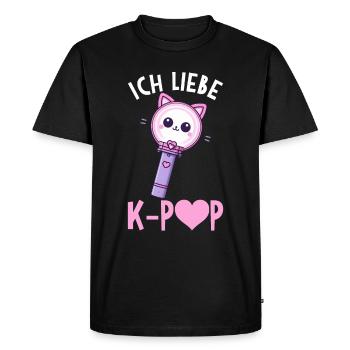 K-Pop Korean Music Kpop Fans Kdrama - Men's Premium Organic T-Shirt - black - Front - Nico (187cm)