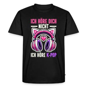 K-Pop Korean Music Kpop Fans Kdrama - Men's Premium Organic T-Shirt - black - Front - Nico (187cm)