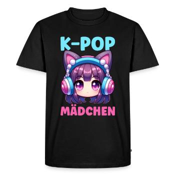 K-Pop Korean Music Kpop Fans Kdrama - Men's Premium Organic T-Shirt - black - Front - Nico (187cm)