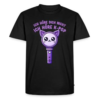 K-Pop Korean Music Kpop Fans Kdrama - Men's Premium Organic T-Shirt - black - Front - Nico (187cm)