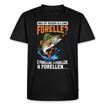 Fishing Fishing Fishing Holidays Fishing Holidays Fishing Hunters - Men's Premium Organic T-Shirt - black - Front - Nico (187cm)