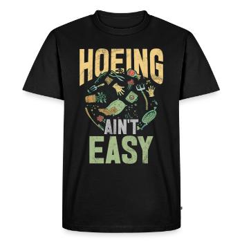 Garden Plants Gardener Garden Lover Planting - Men's Premium Organic T-Shirt - black - Front - Nico (187cm)