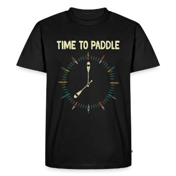 Kayak -Kayak -Paddle Lovers Kayak Adventure - Men's Premium Organic T-Shirt - black - Front - Nico (187cm)
