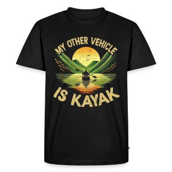 Kayak -Kayak -Paddle Lovers Kayak Adventure - Men's Premium Organic T-Shirt - black - Front - Nico (187cm)