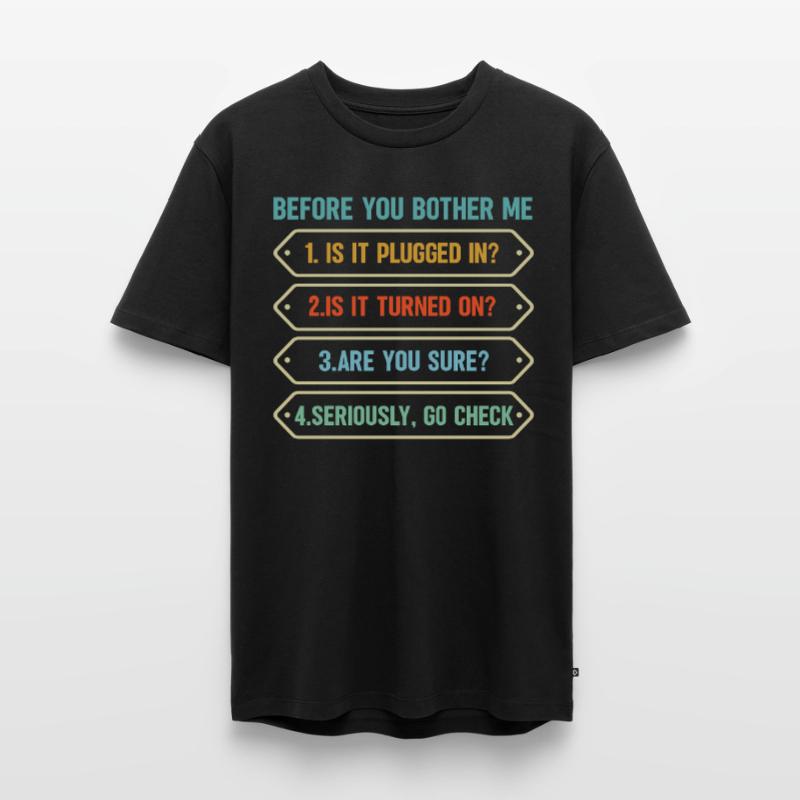 programmerer datamaskin koding programvareutvikler Premium økologisk T-skjorte for menn