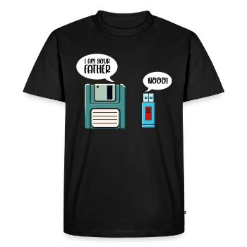 Programmer Computer Coding Software Developer - Men's Premium Organic T-Shirt - black - Front - Nico (187cm)