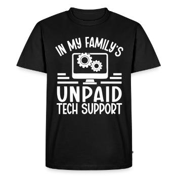Programmer Computer Coding Software Developer - Men's Premium Organic T-Shirt - black - Front - Nico (187cm)
