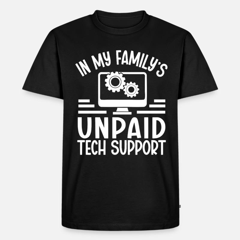 Programmierer Computercodierungssoftwareentwickler - Männer Premium Bio T-Shirt - Schwarz