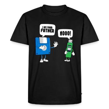 Programmer Computer Coding Software Developer - Men's Premium Organic T-Shirt - black - Front - Nico (187cm)
