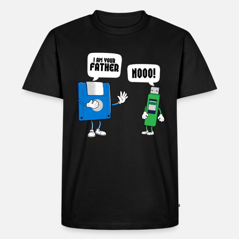 Programmierer Computercodierungssoftwareentwickler - Männer Premium Bio T-Shirt - Schwarz