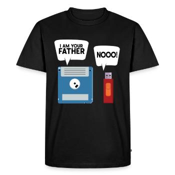 Programmer Computer Coding Software Developer - Men's Premium Organic T-Shirt - black - Front - Nico (187cm)