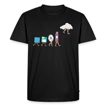 Programmer Computer Coding Software Developer - Men's Premium Organic T-Shirt - black - Front - Nico (187cm)