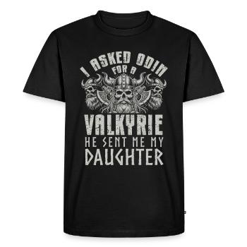 Viking Dieux nordiques Mythologie Nordman - T-shirt Premium bio Homme - noir - Devant - Nico (187cm)