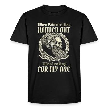 Viking Dieux nordiques Mythologie Nordman - T-shirt Premium bio Homme - noir - Devant - Nico (187cm)