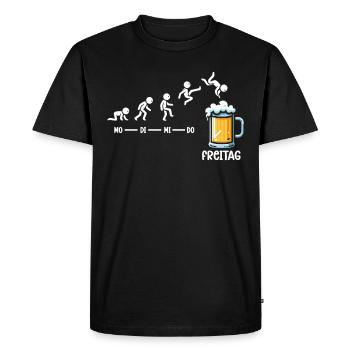 Friday Weekend Beer Lovers Sarcastic - Men's Premium Organic T-Shirt - black - Front - Nico (187cm)