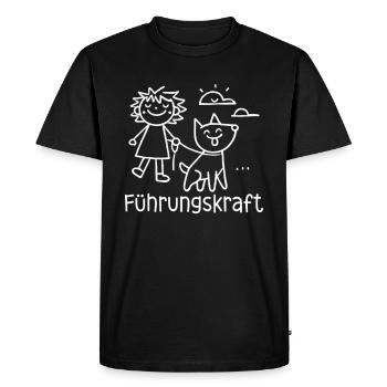 Guide Dog Dog Owner Dog Lover Animal - Men's Premium Organic T-Shirt - black - Front - Nico (187cm)