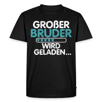 Big Brother Baby Lover Older Sibling - Men's Premium Organic T-Shirt - black - Front - Nico (187cm)