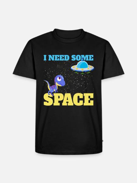 Astronauti need some Space - Men's Premium Organic T-Shirt - black