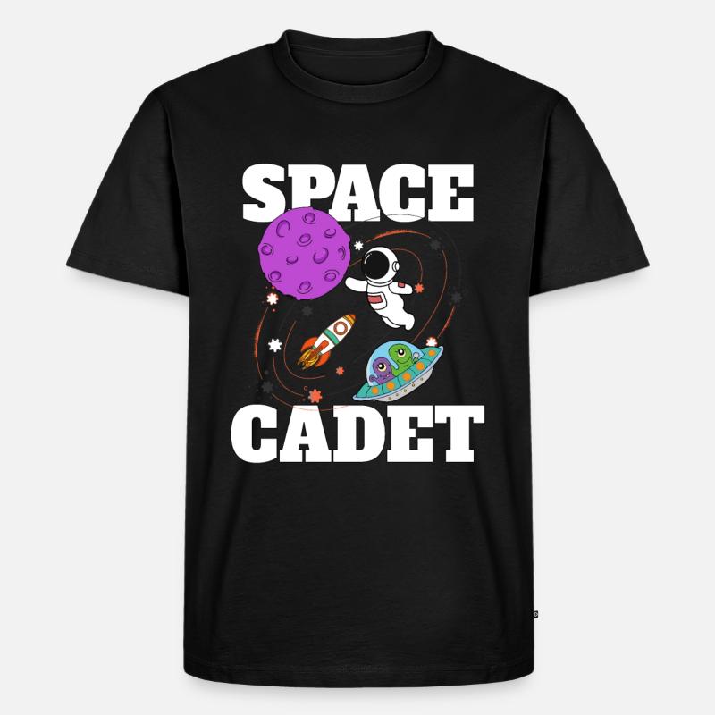 Astronaut Space Gadet Planet Galaxy - Männer Premium Bio T-Shirt - Schwarz