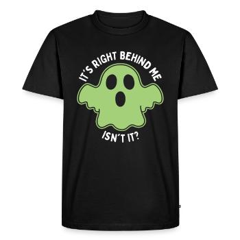Halloween Ghost Hunt Scary Ghost Hunter Hunting - Men's Premium Organic T-Shirt - black - Front - Nico (187cm)