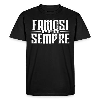 Famosi per Sempre - Men's Premium Organic T-Shirt - black - Front - Nico (187cm)