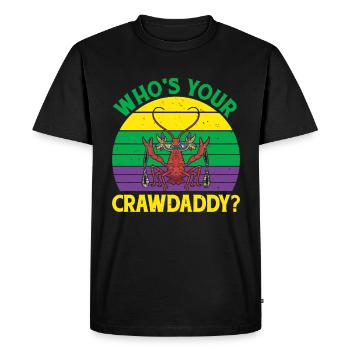 Who is your crab daddy? Seafood - Men's Premium Organic T-Shirt - black - Front - Nico (187cm)