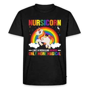 Fabuleux Nurse Magic Rain Floor - T-shirt Premium bio Homme - noir - Devant - Nico (187cm)