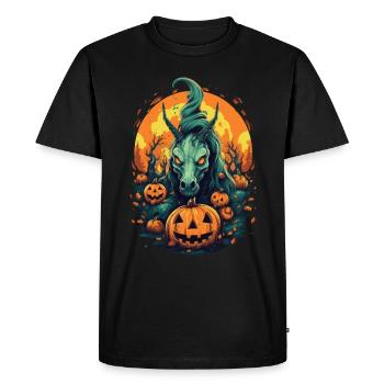 Costume d’Halloween effrayant - T-shirt Premium bio Homme - noir - Devant - Nico (187cm)