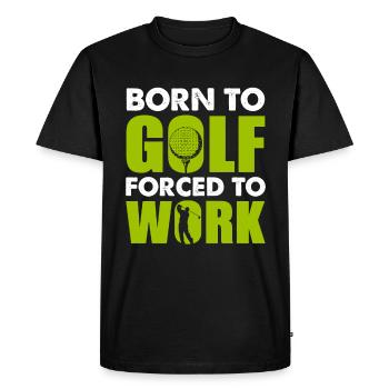 Golf Golf Terrain de golf Golf Ball Golf Club - T-shirt Premium bio Homme - noir - Devant - Nico (187cm)