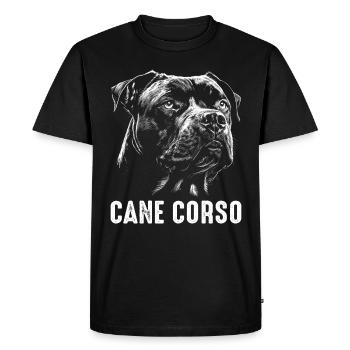 Cane Corso Chien - T-shirt Premium bio Homme - noir - Devant - Nico (187cm)