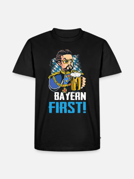 Free State of Bavaria Bavarian - Men's Premium Organic T-Shirt - black