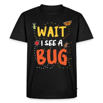 Biologie de l’entomologiste des insectes - T-shirt Premium bio Homme - noir - Devant - Nico (187cm)