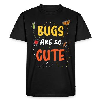 Biologie de l’entomologiste des insectes - T-shirt Premium bio Homme - noir - Devant - Nico (187cm)