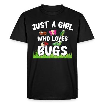 Insect Entomologist Biology - Men's Premium Organic T-Shirt - black - Front - Nico (187cm)