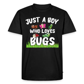 Insect Entomologist Biology - Men's Premium Organic T-Shirt - black - Front - Nico (187cm)