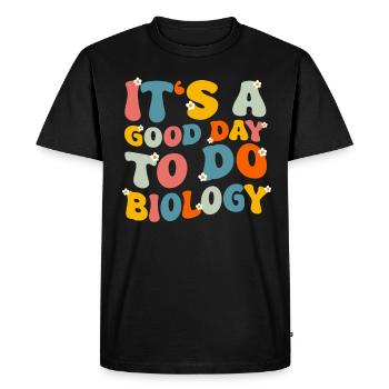Enseignant Professeur d’école Enseignant Enseignant - T-shirt Premium bio Homme - noir - Devant - Nico (187cm)