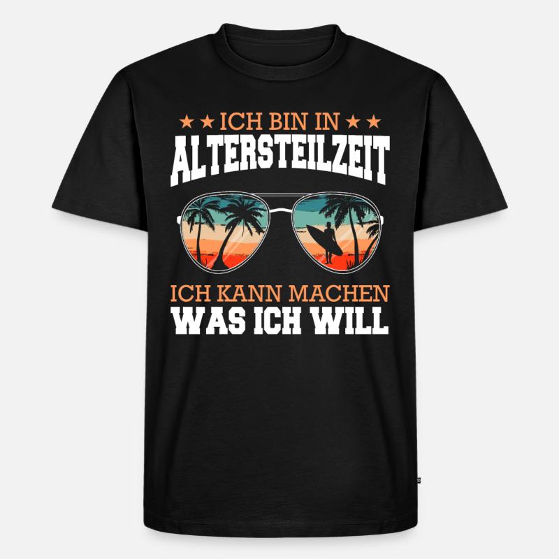 Altersteilzeit ATZ - Männer Premium Bio T-Shirt - Schwarz