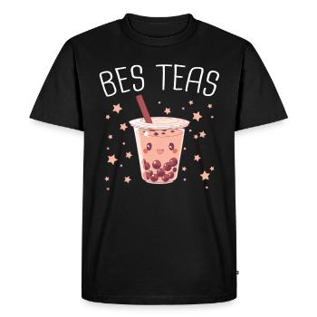 Bubble Tea Boba Tea Bubble Boba Tea - T-shirt Premium bio Homme - noir - Devant - Nico (187cm)