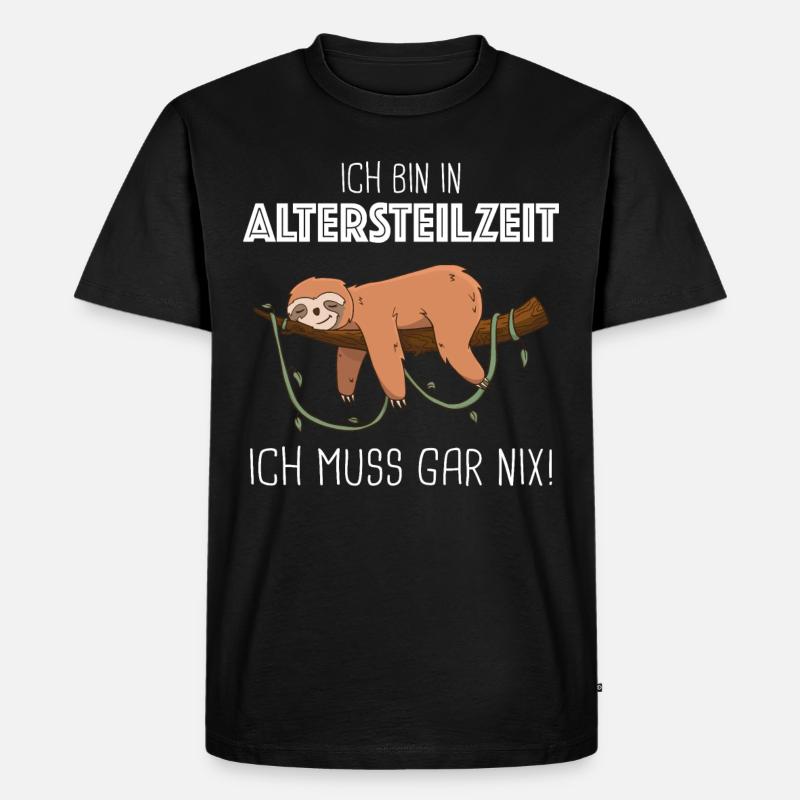 Altersteilzeit ATZ - Männer Premium Bio T-Shirt - Schwarz
