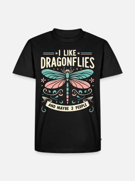 libellule libellules insectes nature - T-shirt Premium bio Homme - noir