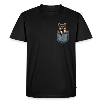 Berger Allemand Malinois - T-shirt Premium bio Homme - noir - Devant - Nico (187cm)