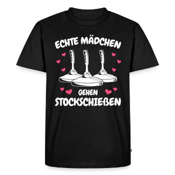 Curling Curling Curling Curling - Men's Premium Organic T-Shirt - black - Front - Nico (187cm)
